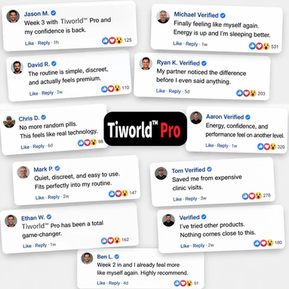 Tiworld™ delivers real RF ThermaWave Therapy to restore male performance from the tissue up.