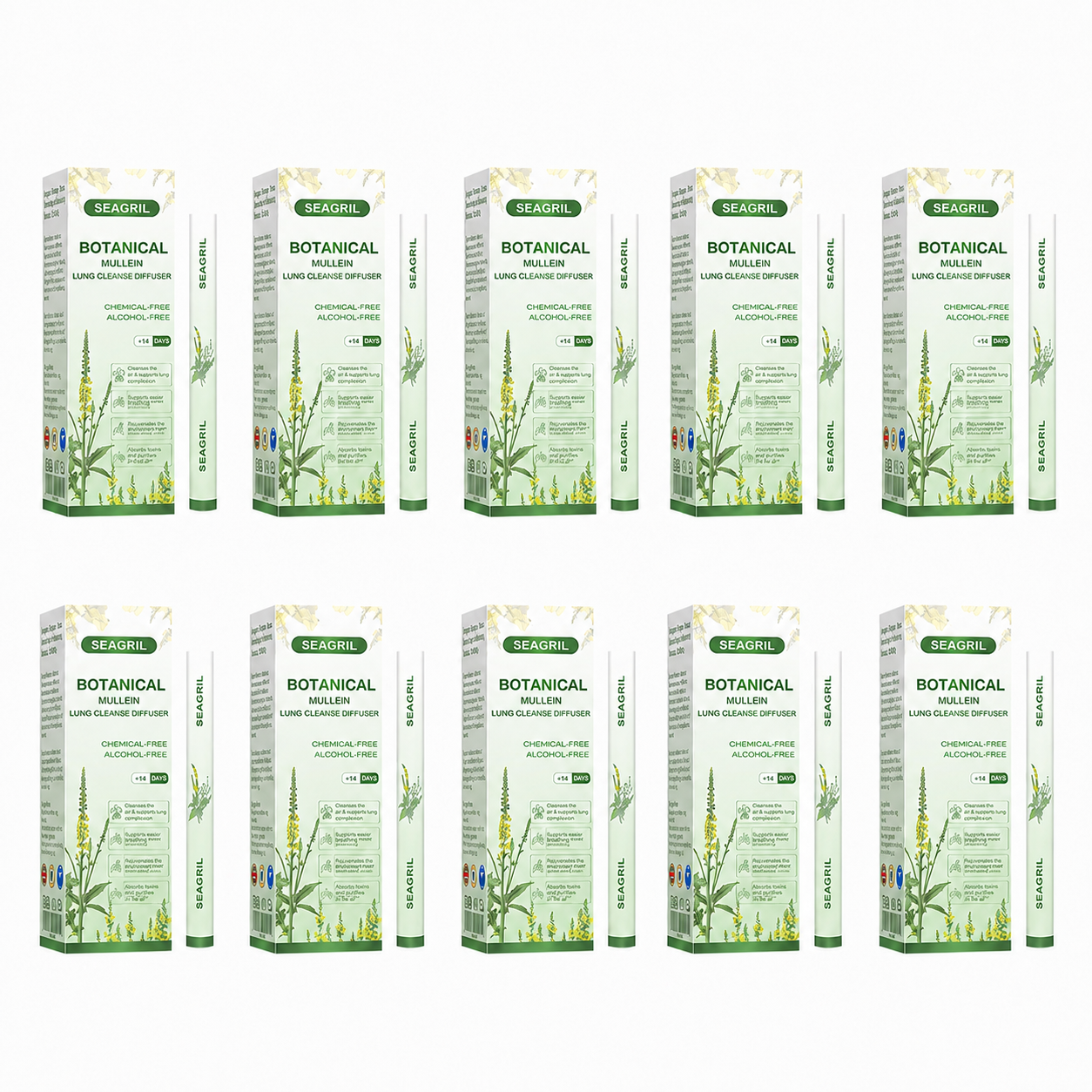 ❣️✅UK Owned and Operated|Botanical Mullein Lung Cleanse Diffuser (💝 Cough, wheezing, shortness of breath, sputum, stuffy nose, bronchitis, bronchitis, allergy symptoms, lung discomfort💝)