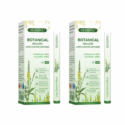 ❣️✅UK Owned and Operated|Botanical Mullein Lung Cleanse Diffuser (💝 Cough, wheezing, shortness of breath, sputum, stuffy nose, bronchitis, bronchitis, allergy symptoms, lung discomfort💝)