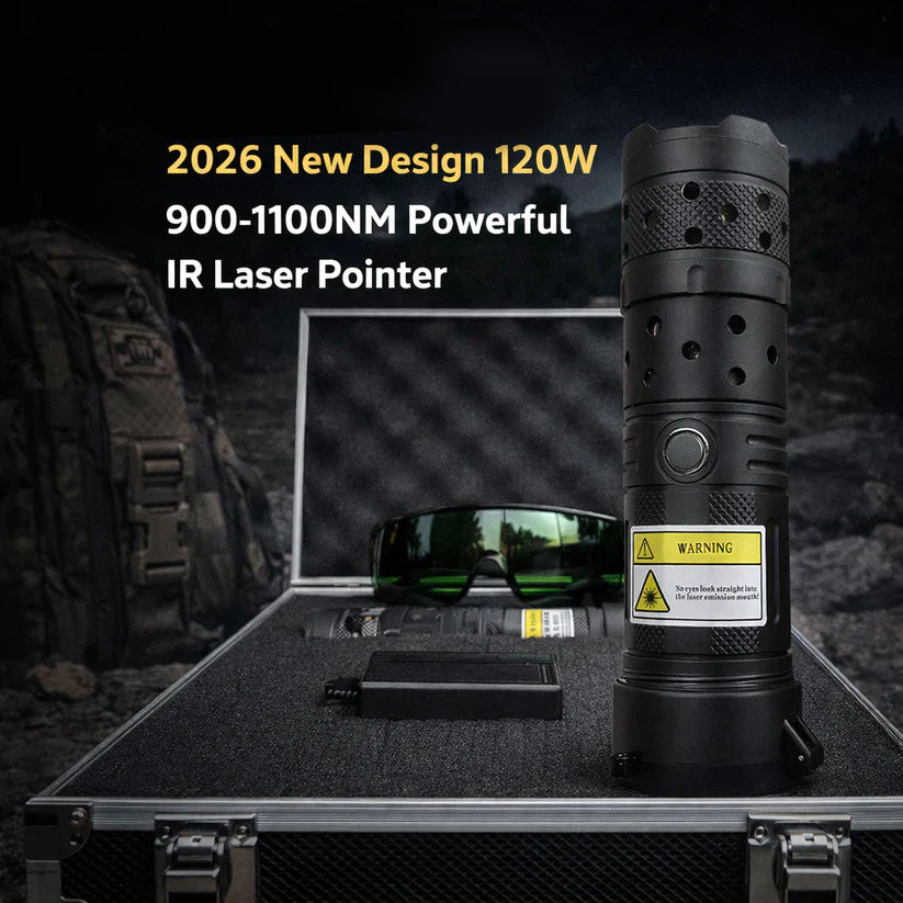 💥2026 120W 900-1100nm High-Power IR Laser Pointer🔥